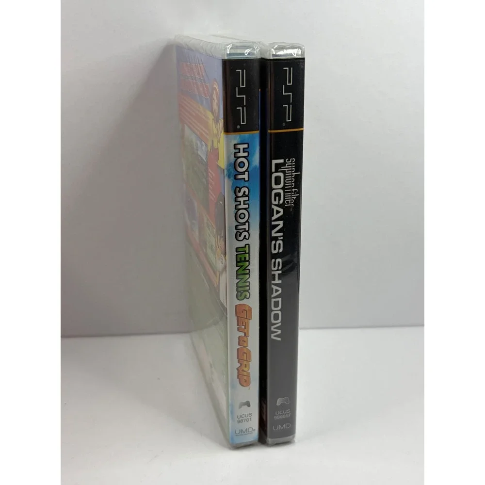 Sony PSP Game Bundle Syphon Filter Logan's Shadow & Hot Shots Tennis Sealed